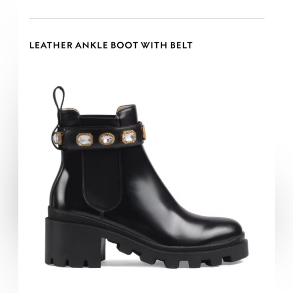 Gucci Chelsea boot w removable ankle strap - Picture 4 of 9